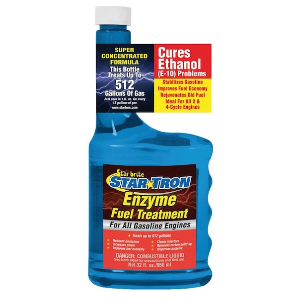 Star Tron Gasoline Additive Replaces 32 Oz. Bottle, 770-835 Star Tron